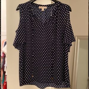 Michael Kors Cold Shoulder Blouse